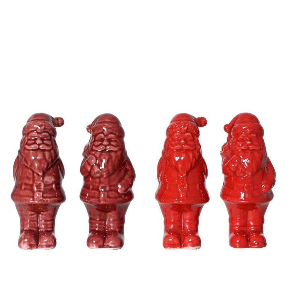 BABBO NATALE LUCIDO H.35CM. 4 ASSORTITI